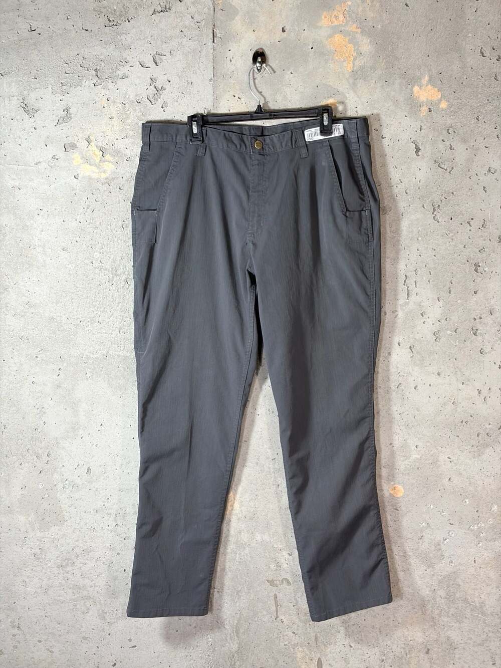 Carhartt Relaxed Fit Ripstop Work Pants Charcoal Grey 38x32 :30